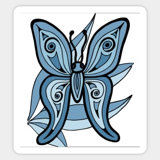 butterfly cubism Sticker